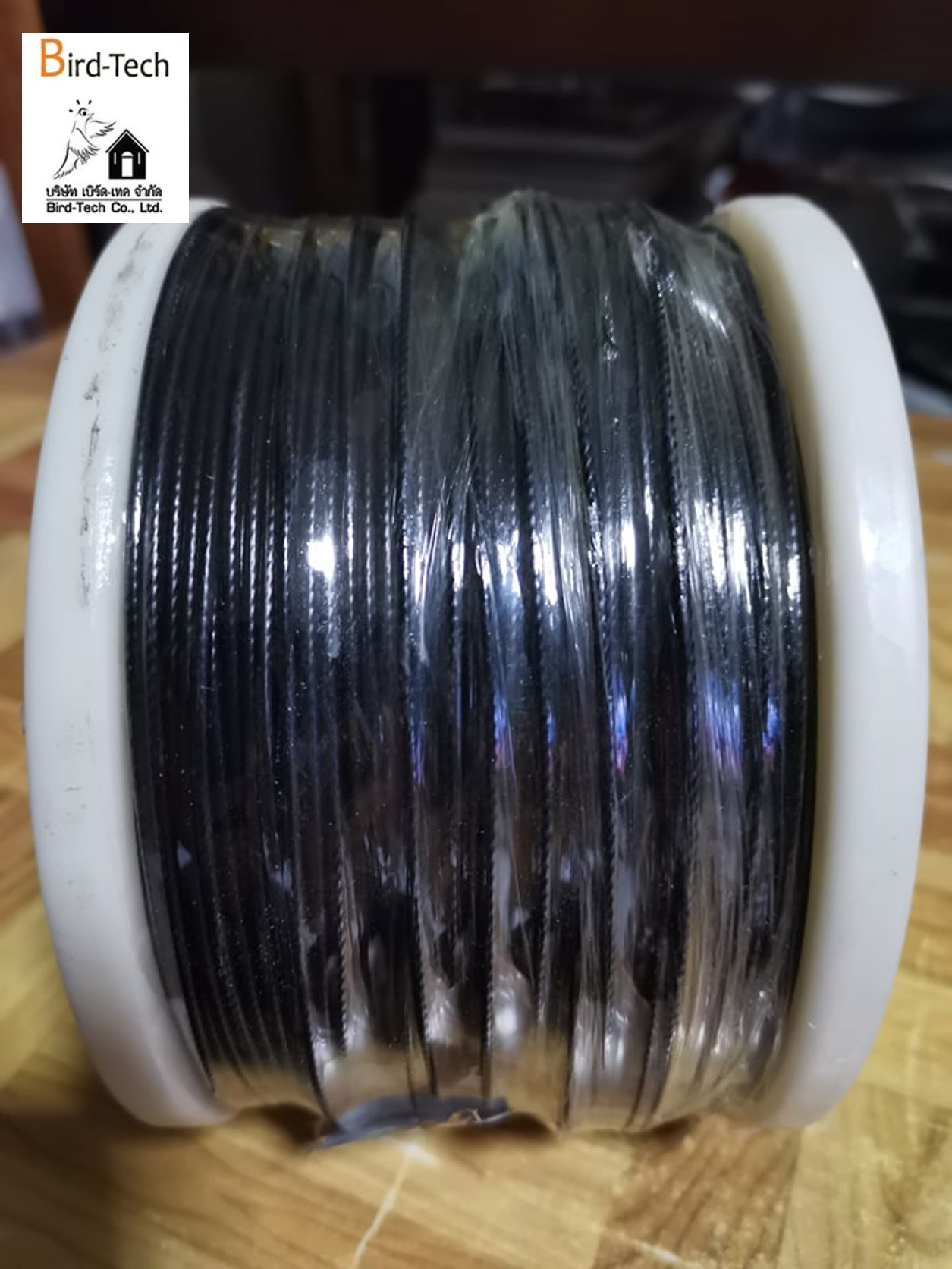 สลิงสแตนเลสหุ้มปลอก PVC ขนาด 2 มม. (สีดำ)