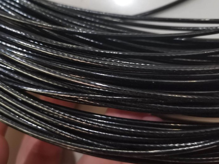 สลิงสแตนเลสหุ้มปลอก PVC ขนาด 2 มม. (สีดำ)