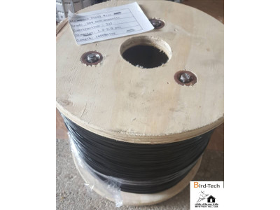 สลิงกัลวาไนซ์หุ้มปลอก PVC สีดำ ขนาด 2 มม.